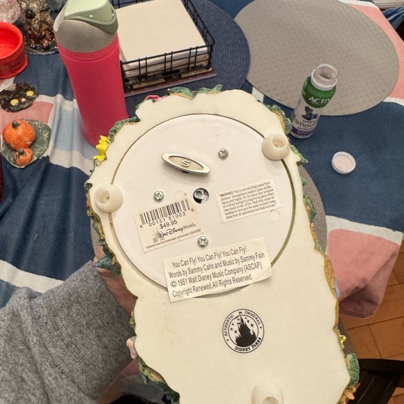 Tinker Bell Snow Globe with Floral Base - Picture 5 of 5